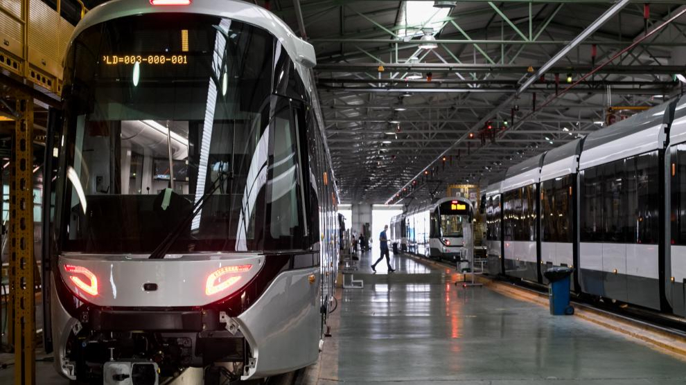 Prototipo de tren impulsado por hidrógeno verde de Zaragoza será