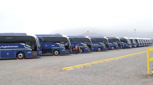 Compañía minera en Chile implementa la flota de buses eléctricos interurbanos más grande de Sudamérica Compañía minera en Chile implementa la flota de buses eléctricos interurbanos más grande de Sudamérica