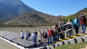 Fraunhofer Chile mostró avances del proyecto piloto Flotante PV a autoridades regionales Fraunhofer Chile mostró avances del proyecto piloto Flotante PV a autoridades regionales
