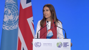 Ministra Schmidt y COP26