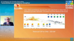 Concentración Solar de Potencia en Chile es superior hasta en un 75% con respecto a otras latitudes del mundo
