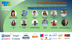 Minería verde, energía sostenible, hidrógeno, gestión hídrica y mucho más en la 3ª Conferencia “Sostenibilidad para la Industria Minera SPIM 2022”