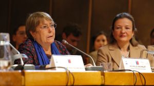 Michelle Bachelet encabezó la primera conferencia de mujeres en energía de Latino América