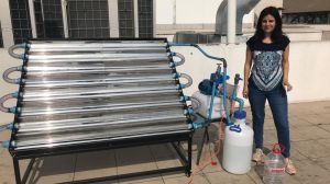 Investigadora chilena crea planta solar de tratamiento hídrico para reciclar aguas residuales Investigadora chilena crea planta solar de tratamiento hídrico para reciclar aguas residuales