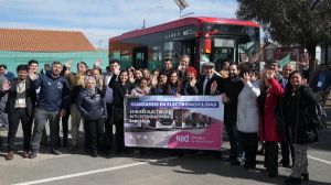 Primeros buses eléctricos para el transporte público llegan a Rancagua Primeros buses eléctricos para el transporte público llegan a Rancagua