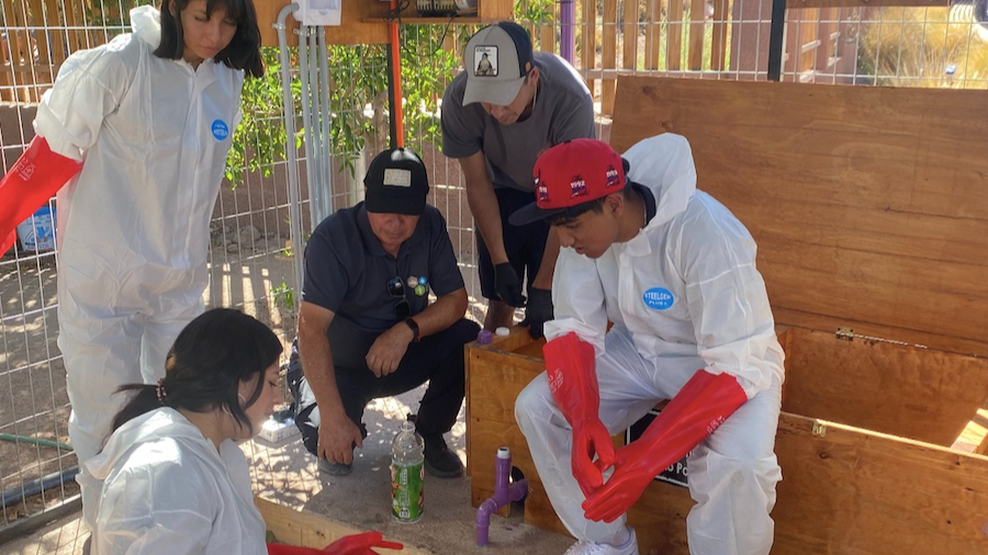 Estudiantes de San Pedro de Atacama logran reciclar 17 mil litros de aguas grises en un mes