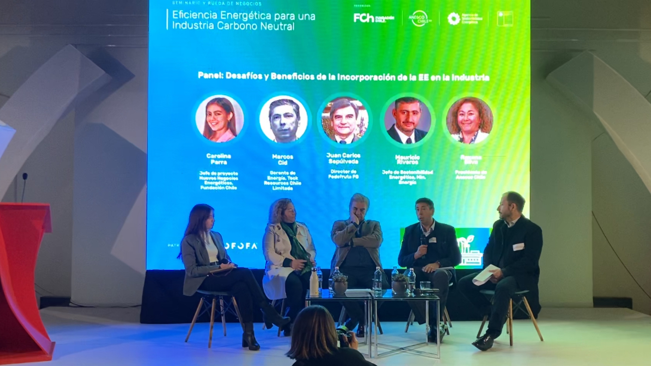 Chile ya cuenta con experiencias avanzadas y tecnologías disponibles en eficiencia energética a nivel industrial Chile ya cuenta con experiencias avanzadas y tecnologías disponibles en eficiencia energética a nivel industrial
