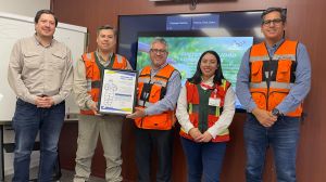 Compañía minera recibe reconocimiento por valorización de casi 300 toneladas de neumáticos fuera de uso