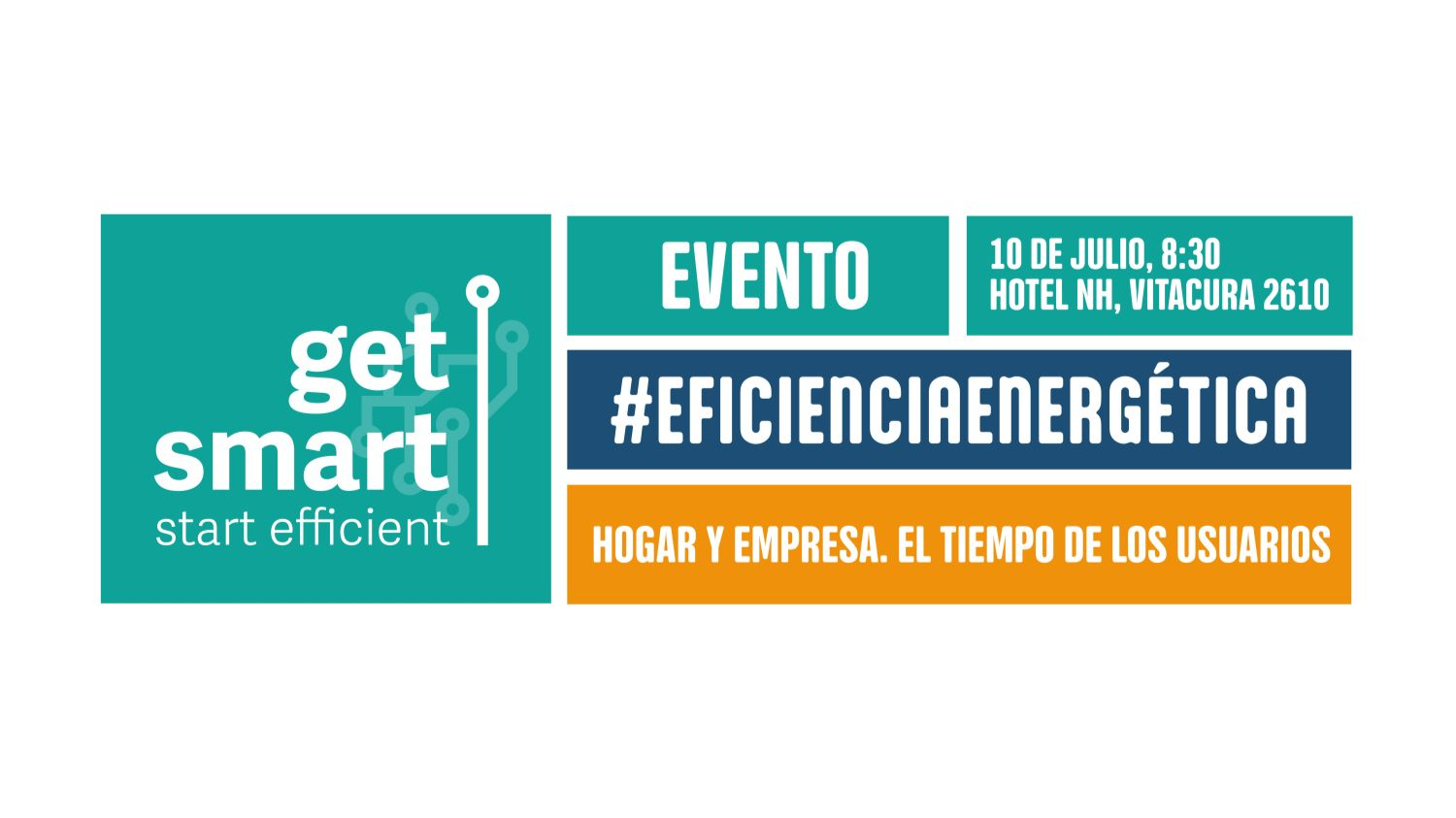 La industria de la eficiencia energética tendrá su epicentro en Santiago en el “Get Smart, Start Efficient: el tiempo de los usuarios”