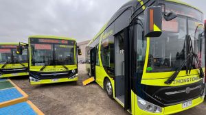 Arica hace historia con la llegada de la primera flota de buses eléctricos Arica hace historia con la llegada de la primera flota de buses eléctricos