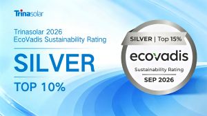 Trinasolar obtiene la medalla de plata de EcoVadis 2026 por sus logros en sostenibilidad
